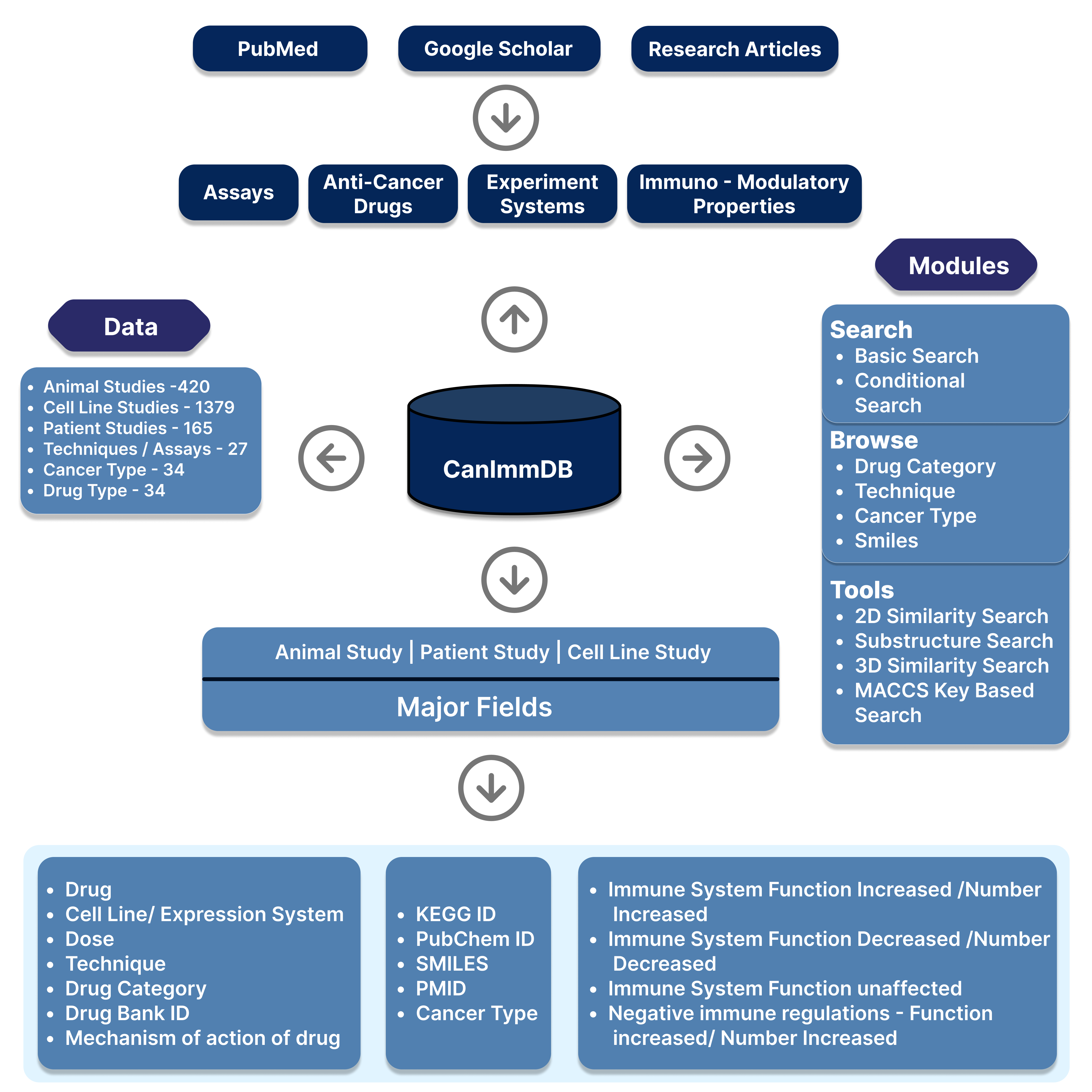 Architecture of CanImmDB